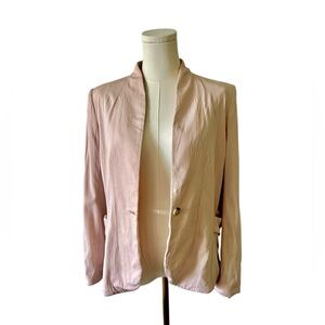 Theory blush one button blazer size 8
